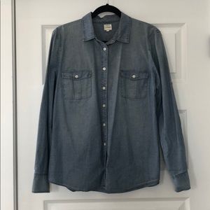 J. Crew Chambray Button-Up